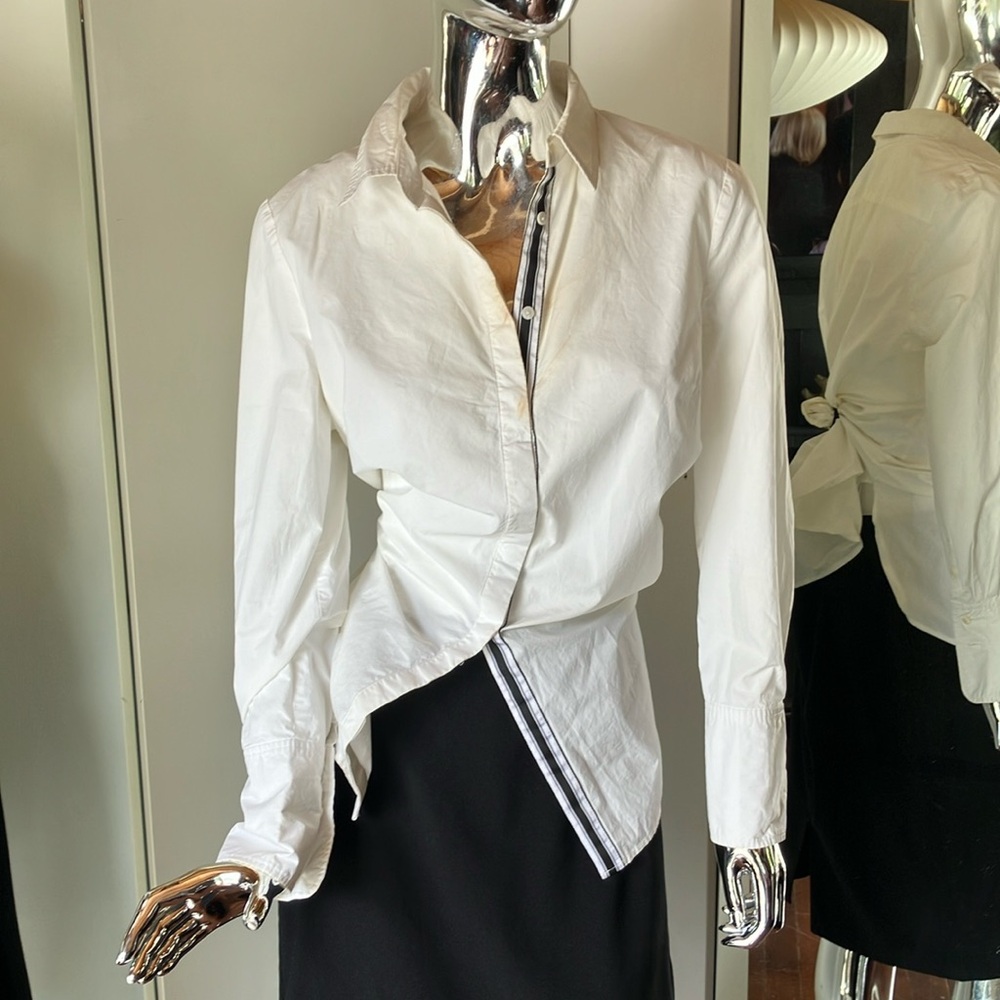 White dress shirt for women